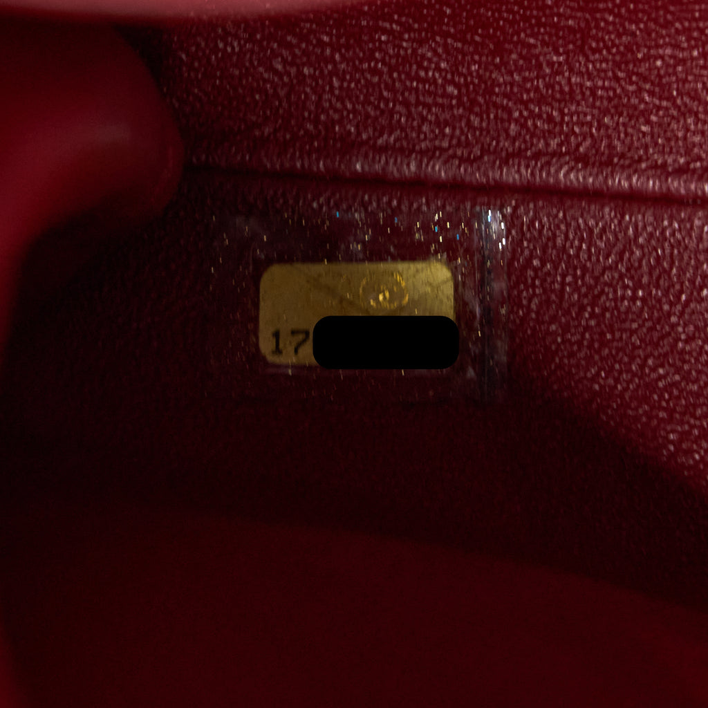 Chanel Classic Timeless Flap Clutch with Chain Caviar Red