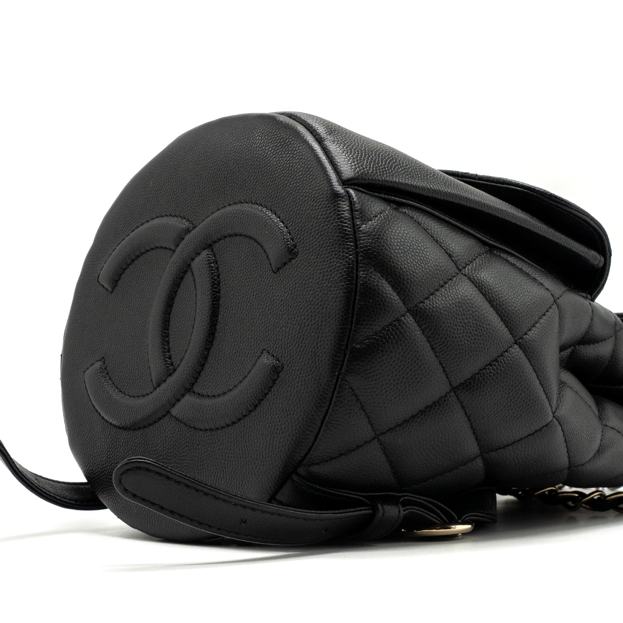 Chanel 22s mini backpack caviar black L(Microchip)