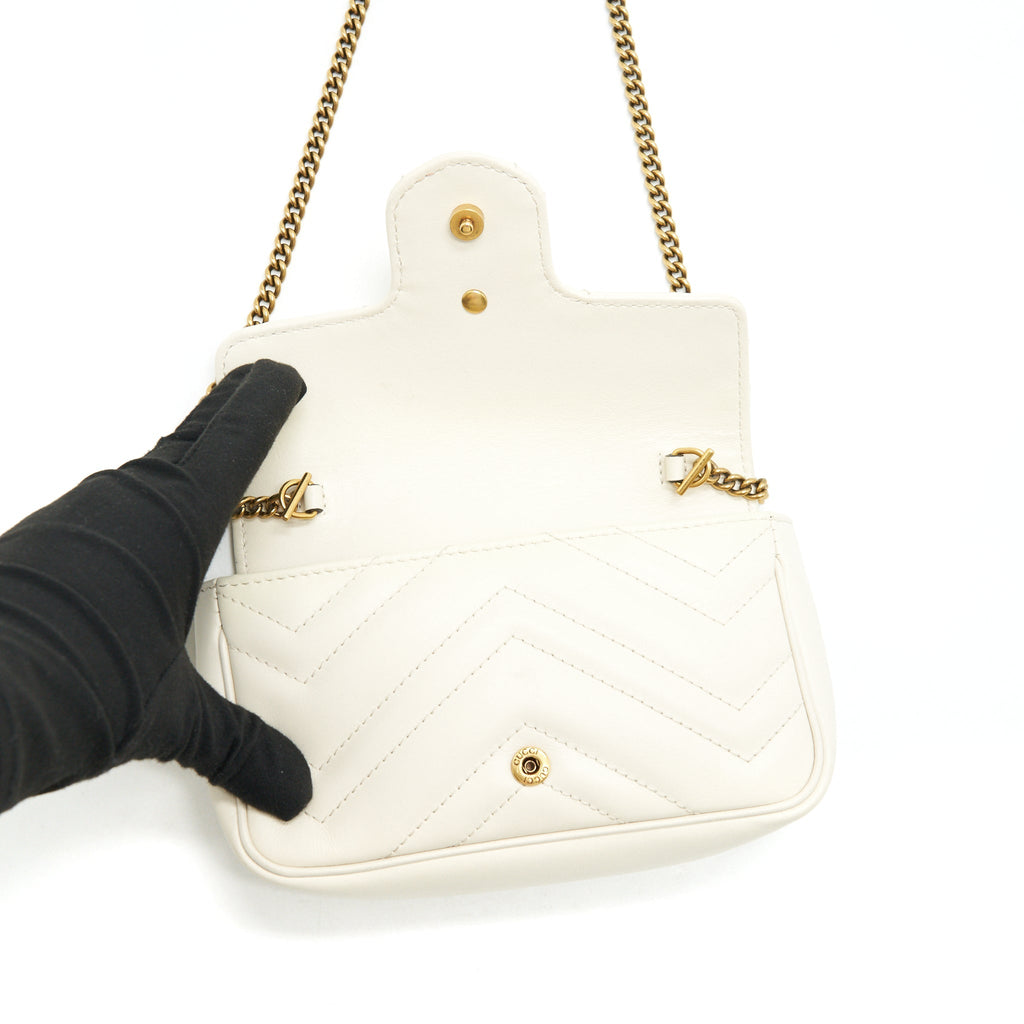Gucci GG Marmont Super mini White with