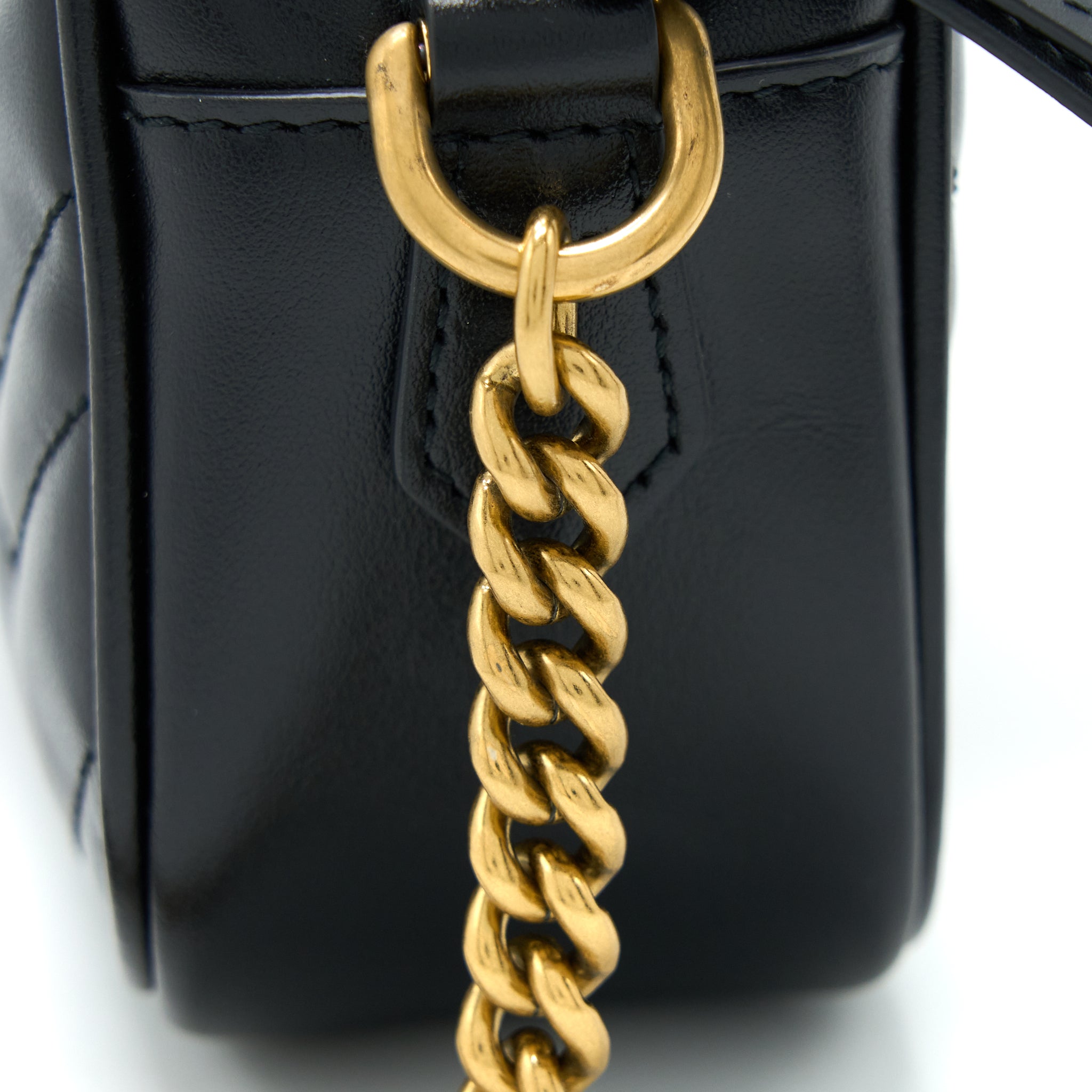 Gucci GG Mini Marmont Matelass� Bag Black
