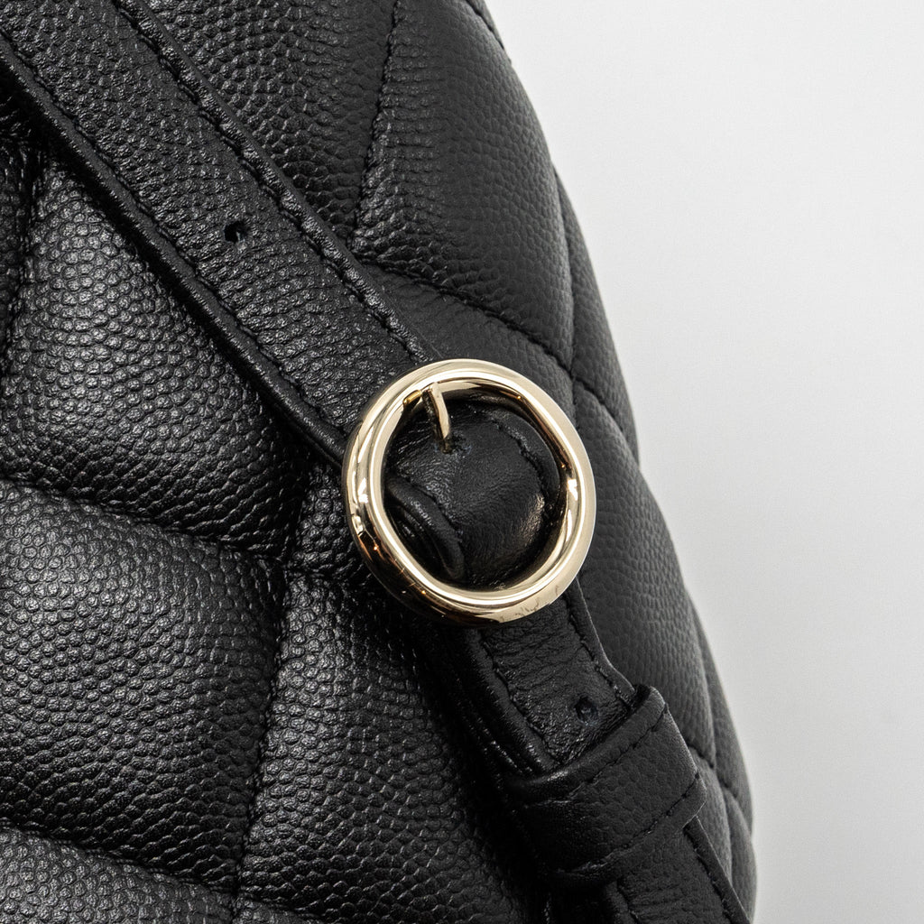 Chanel 22s mini backpack caviar black L(Microchip)