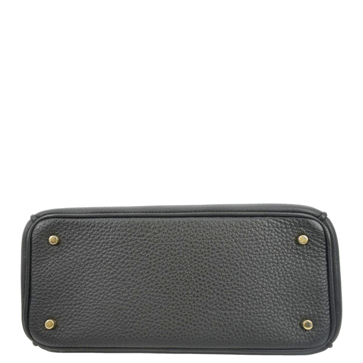 CHRISTIAN DIOR Diorissimo Leather Tote Bag Black