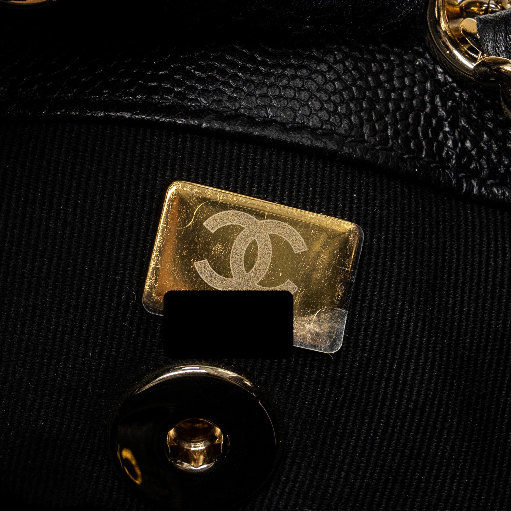 Chanel 22s mini backpack caviar black L(Microchip)