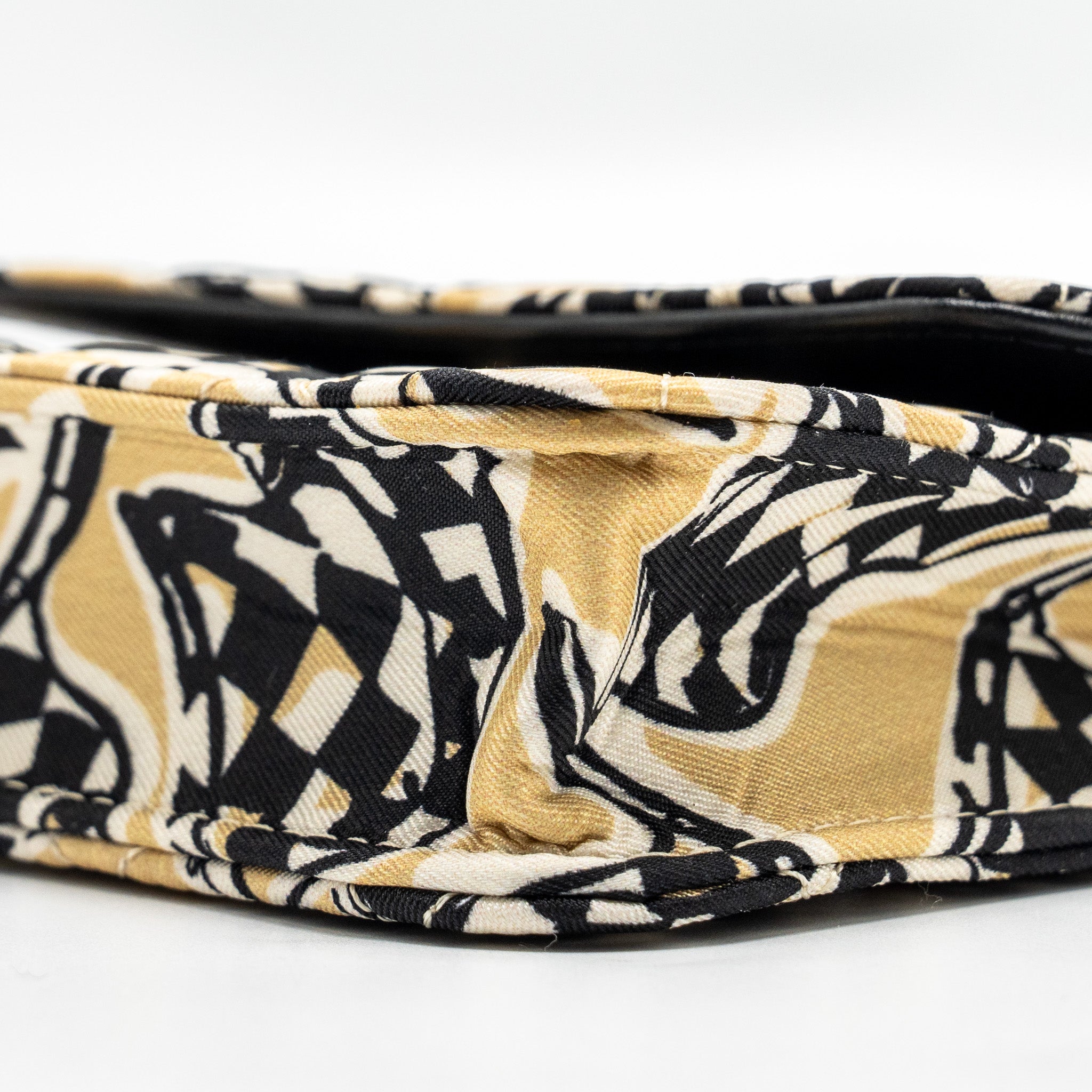 Chanel Mini Clutch With Chain Fabric Multicolour L (Microchip)