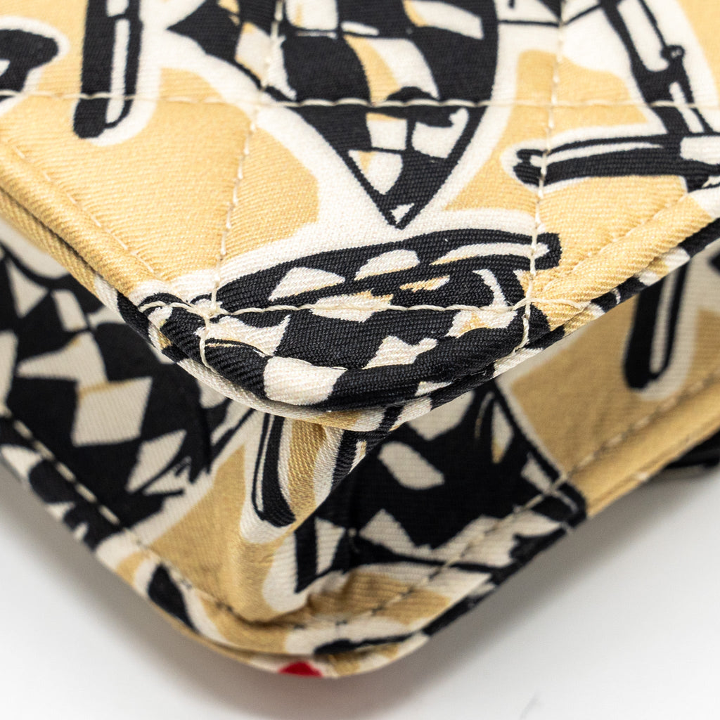 Chanel Mini Clutch With Chain Fabric Multicolour L (Microchip)