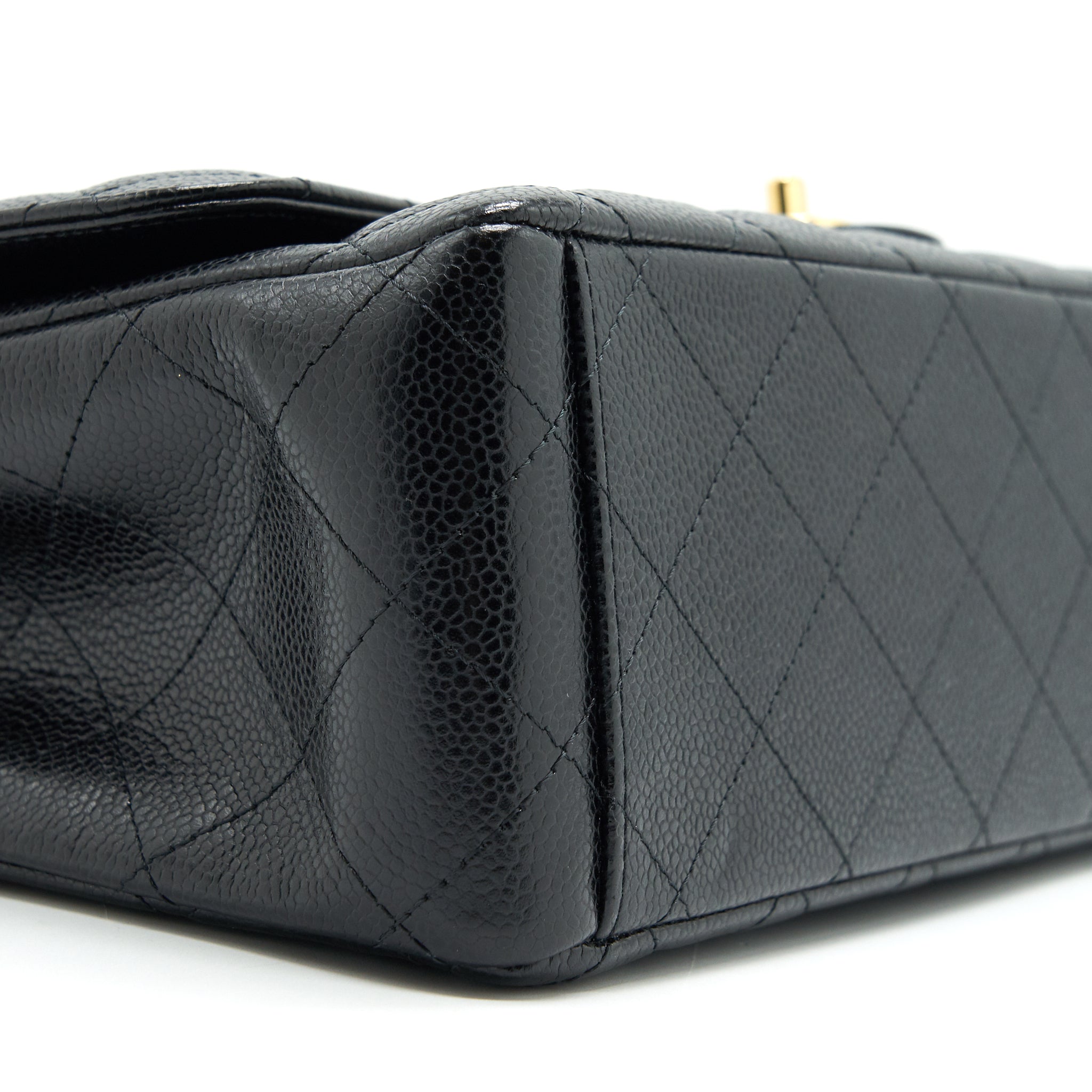 Chanel Maxi Classic Double Flap Caviar black  serial 20