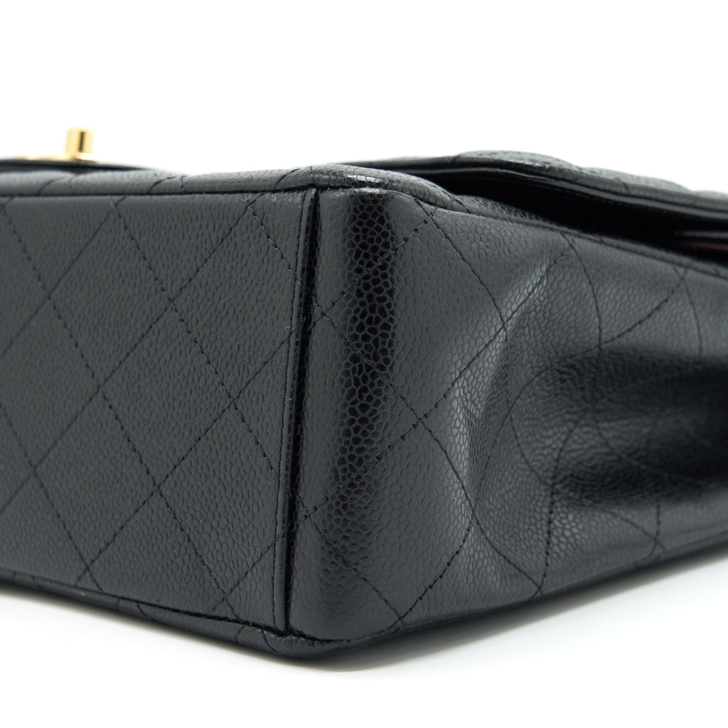 Chanel Maxi Classic Double Flap Caviar black  serial 20