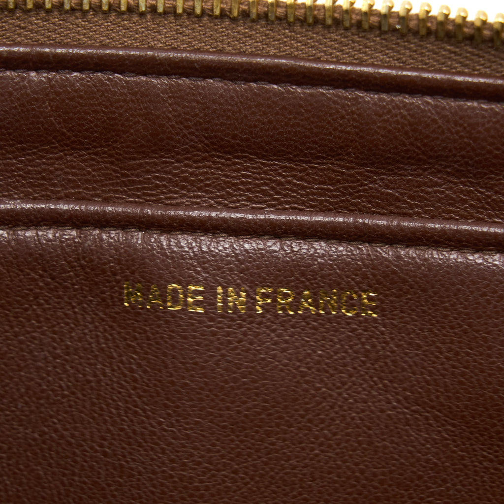 Chanel Vintage Classic Timeless Backpack Lambskin Brown