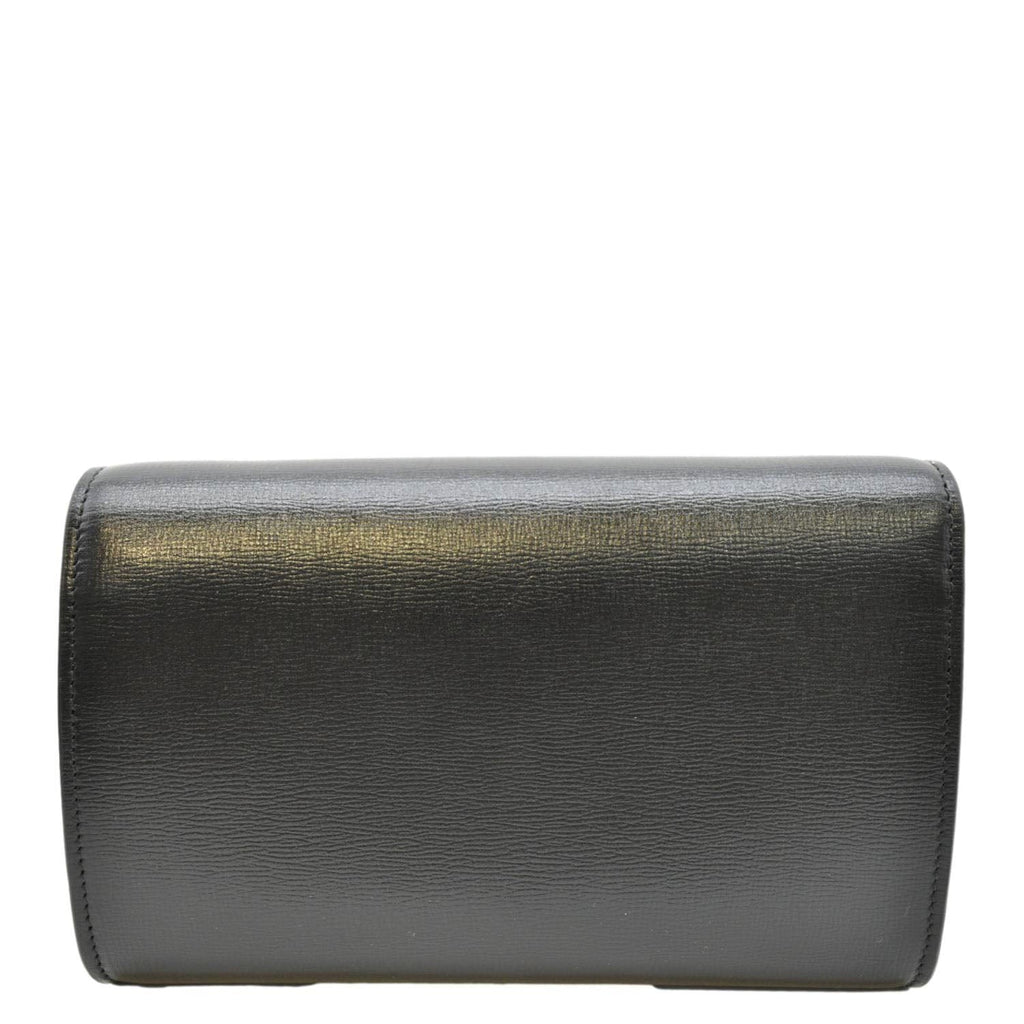 GUCCI Horsebit 1955 Mini Leather Crossbody Bag Black 724713