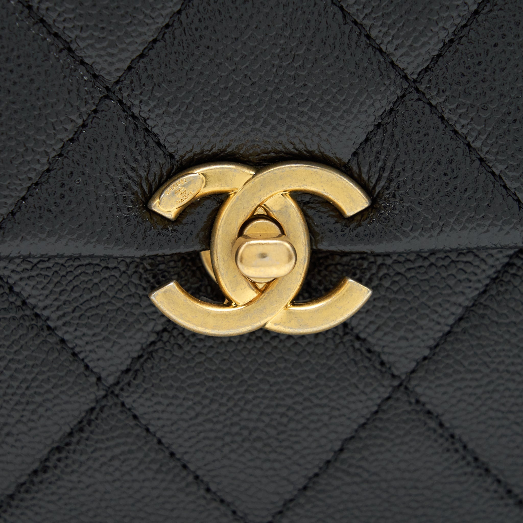 Chanel 22P Flap Backpack Caviar Black