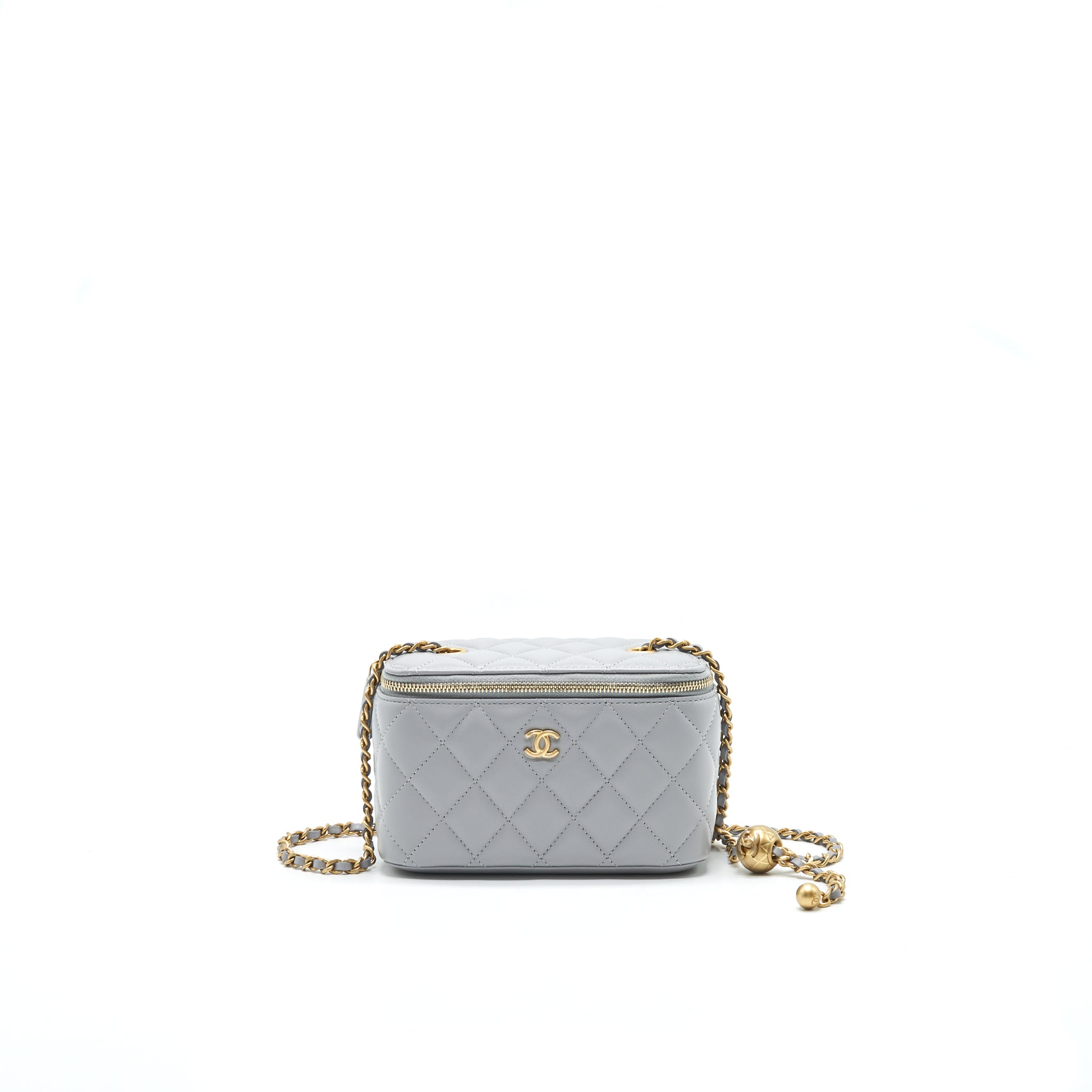 Chanel 21B Grey  Small long Vanity