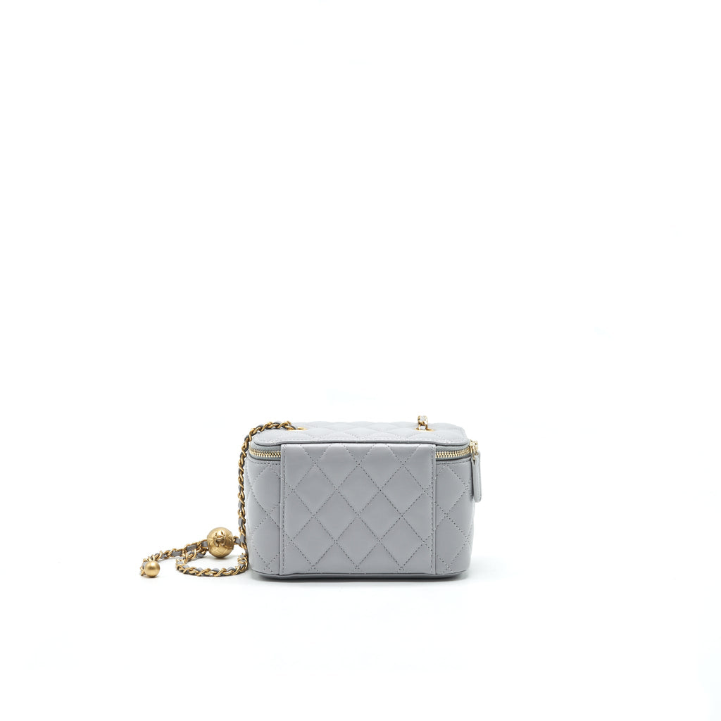 Chanel 21B Grey  Small long Vanity
