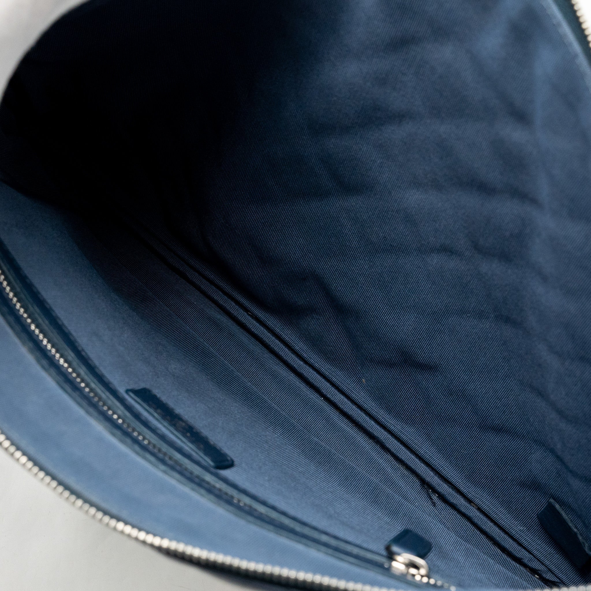 Chanel Classic Quilted Large Clutch Bag Lambskin Navy