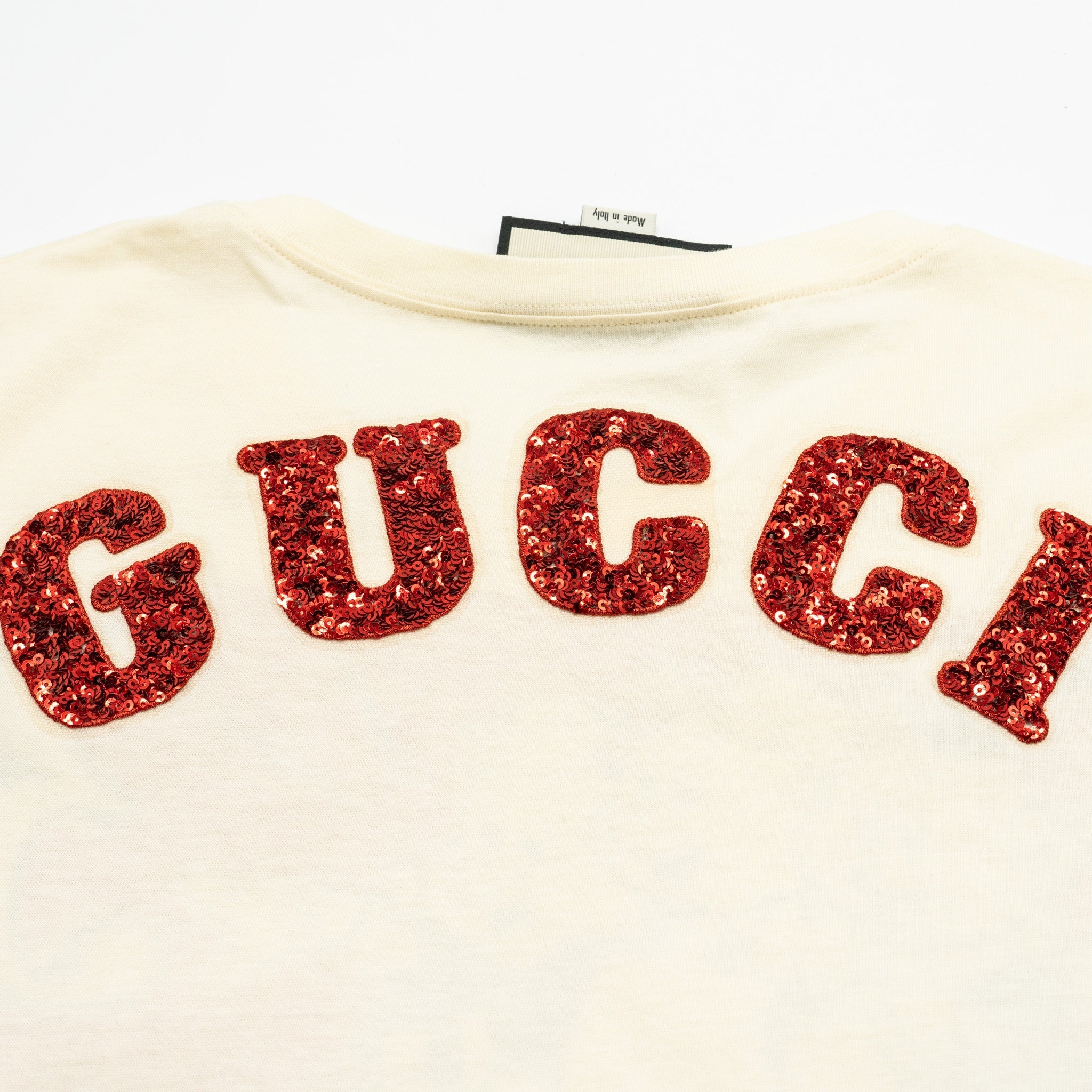 Gucci Size XS �Whale Three Little Pigs� Print T-shirt White/Multicolour