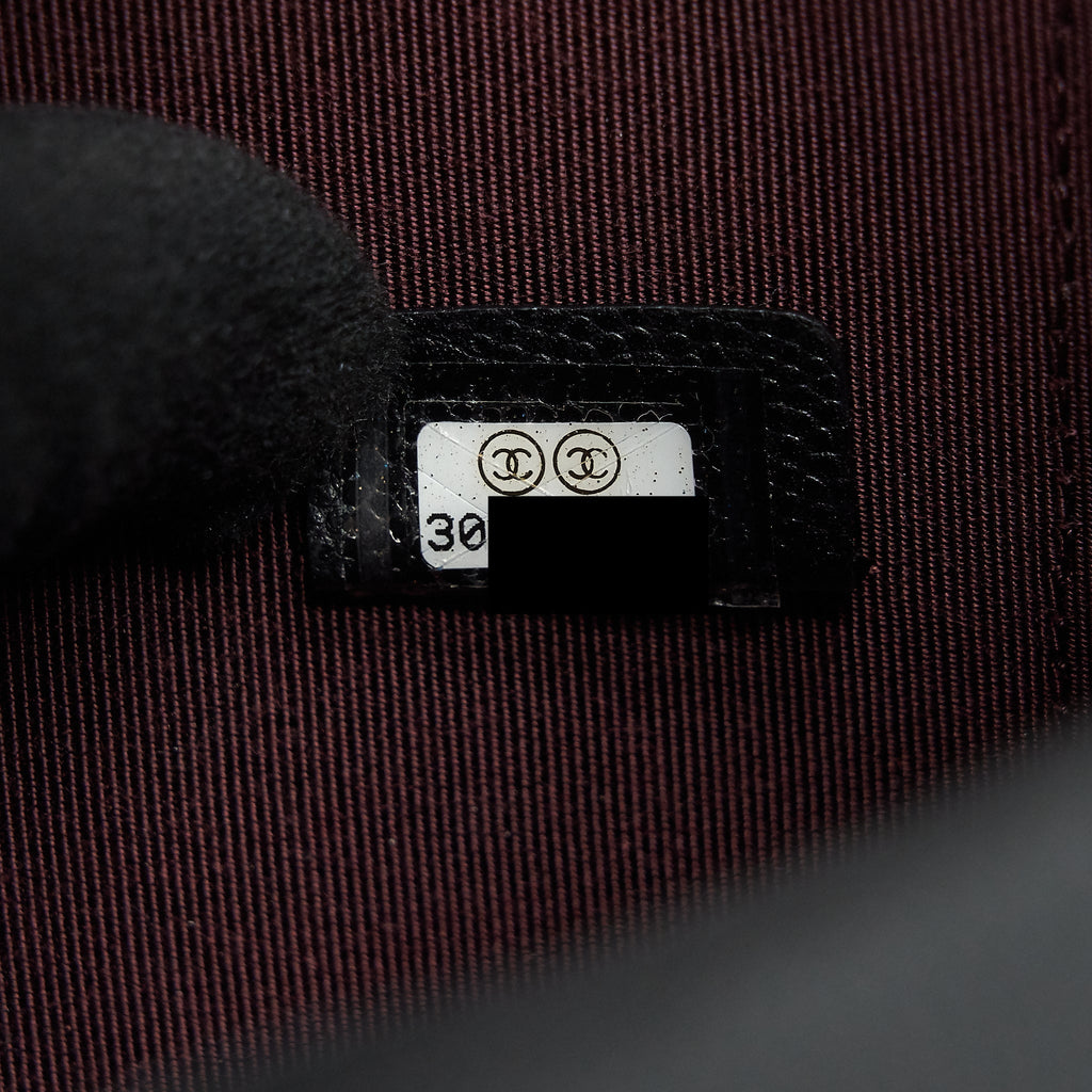 Chanel Flap Case Black Caviar L