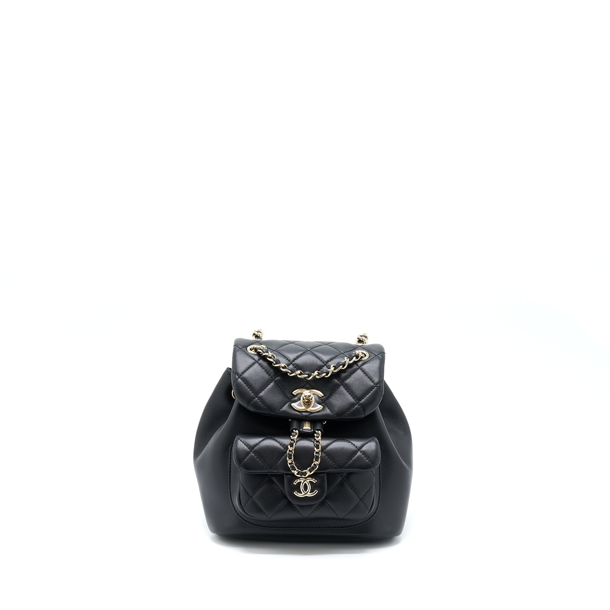 Chanel Duma Mini Backpack Lambskin Black L