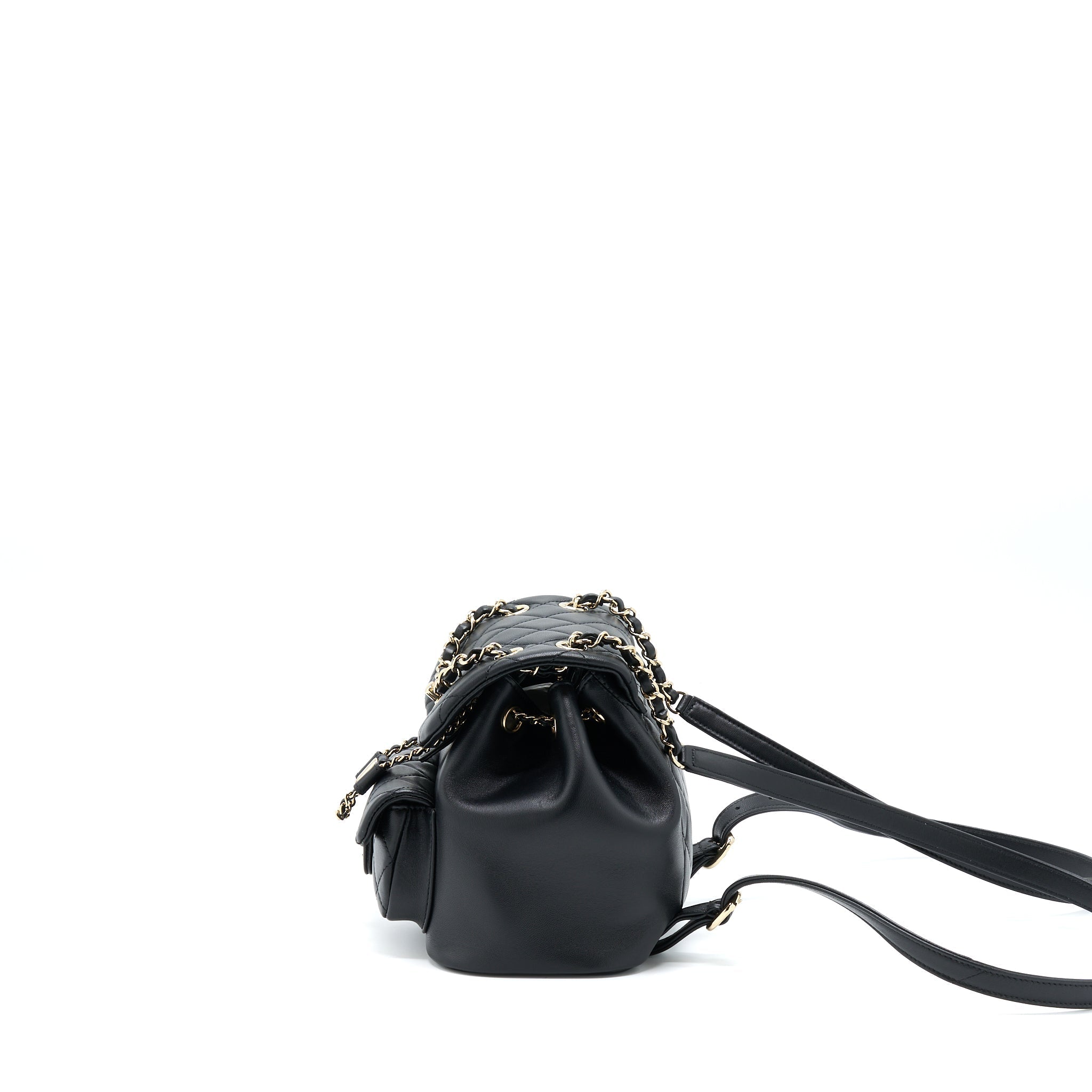 Chanel Duma Mini Backpack Lambskin Black L