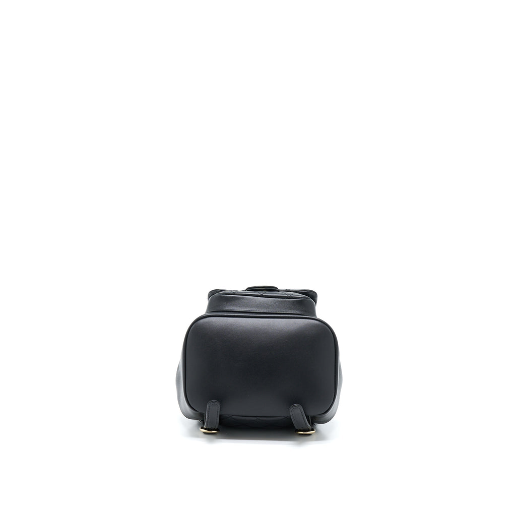 Chanel Duma Mini Backpack Lambskin Black L