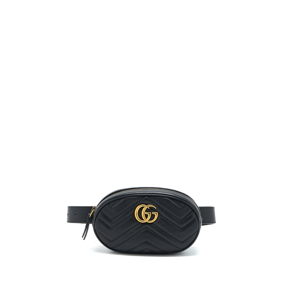 Gucci size95 Marmont Belt Bag Black