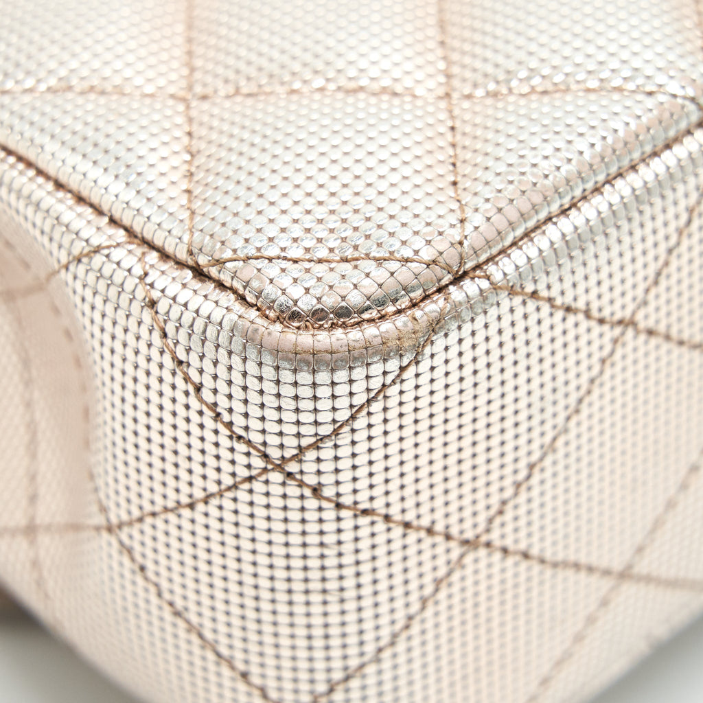 CHANEL SEASONAL MEDIUM FLAP BAG IN CHAMPAGNE PINK