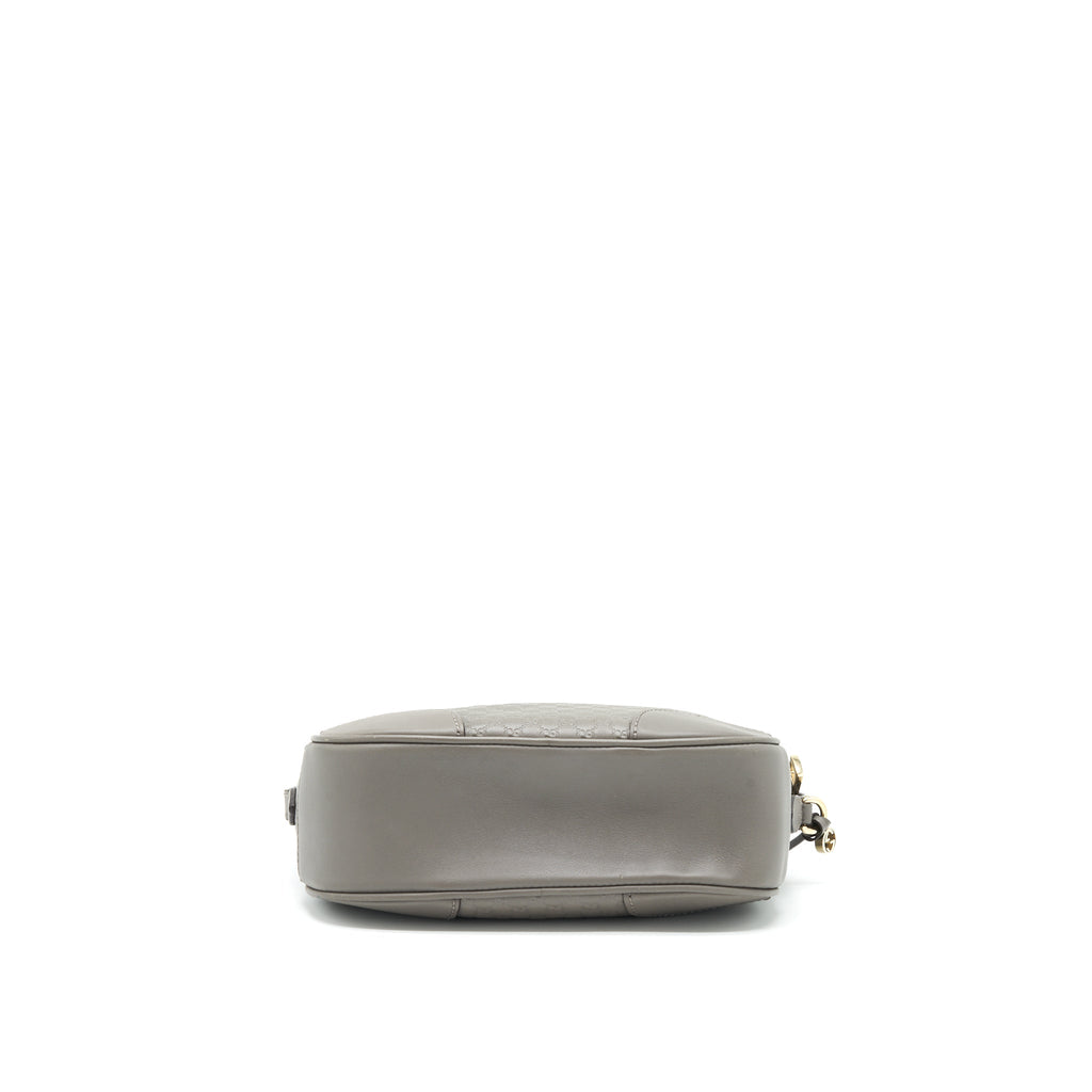 Gucci Guccissima Crossbody Bag Grey L