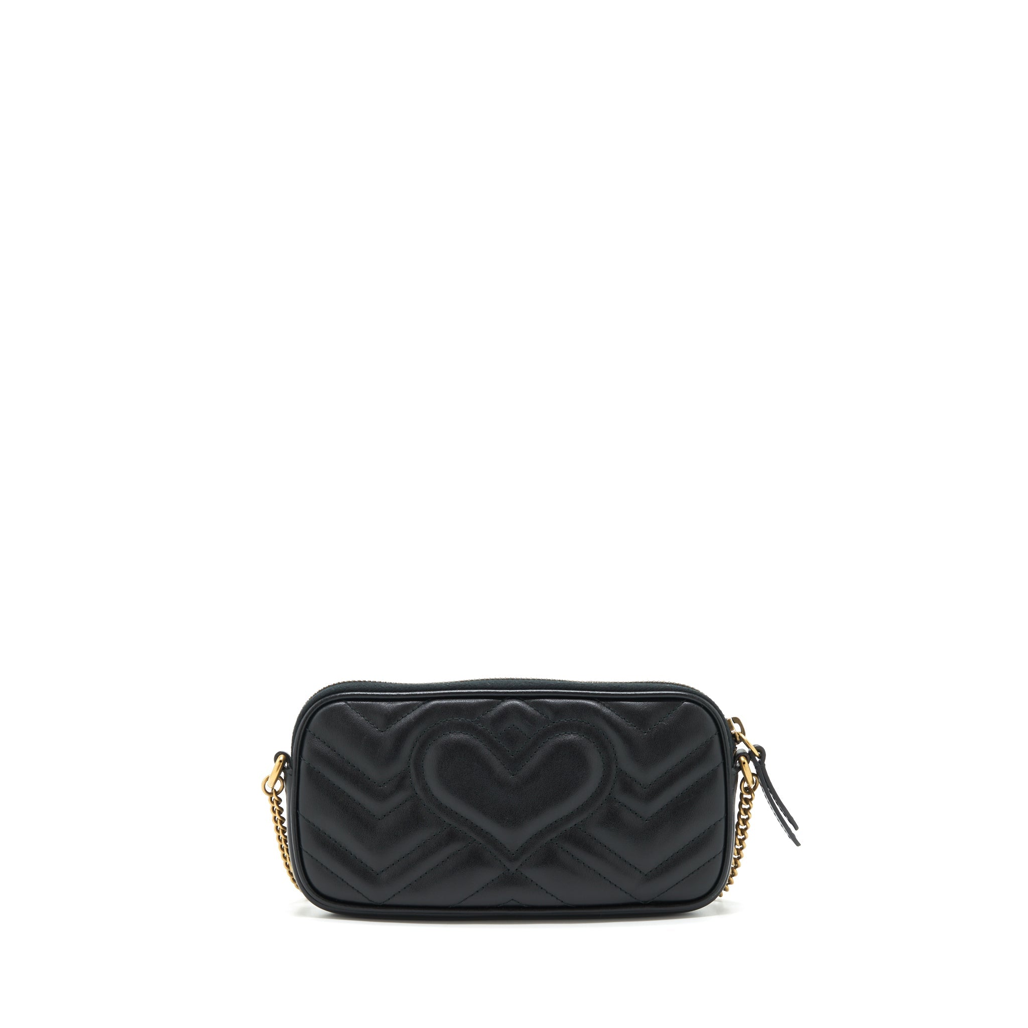 Gucci GG Marmont Small Pouch With Chains Black