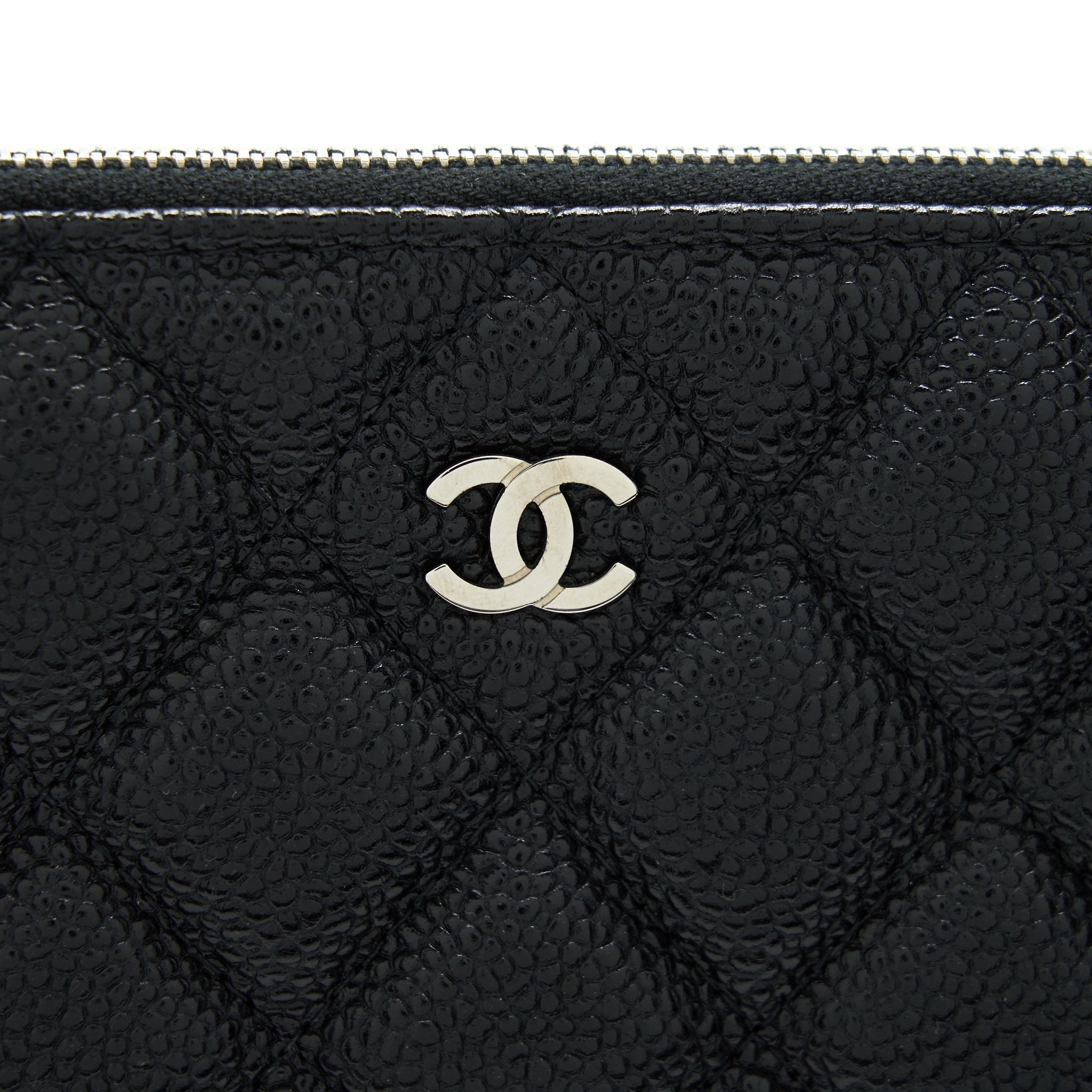 Chanel Caviar Pouch Black