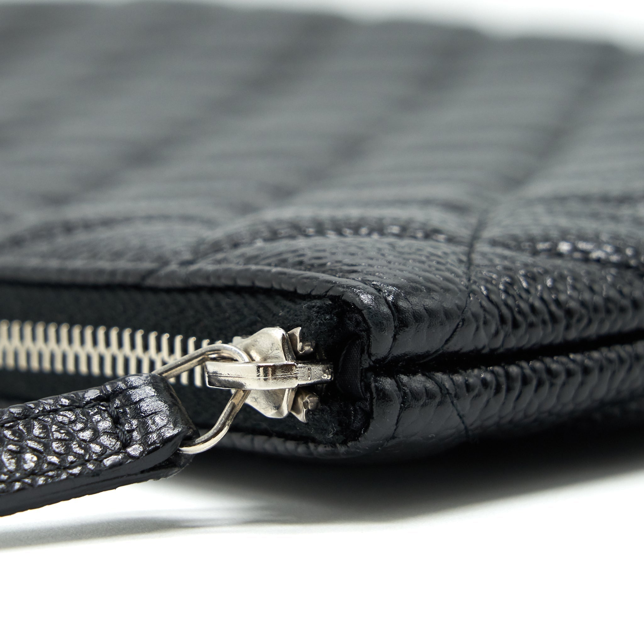 Chanel Caviar Pouch Black