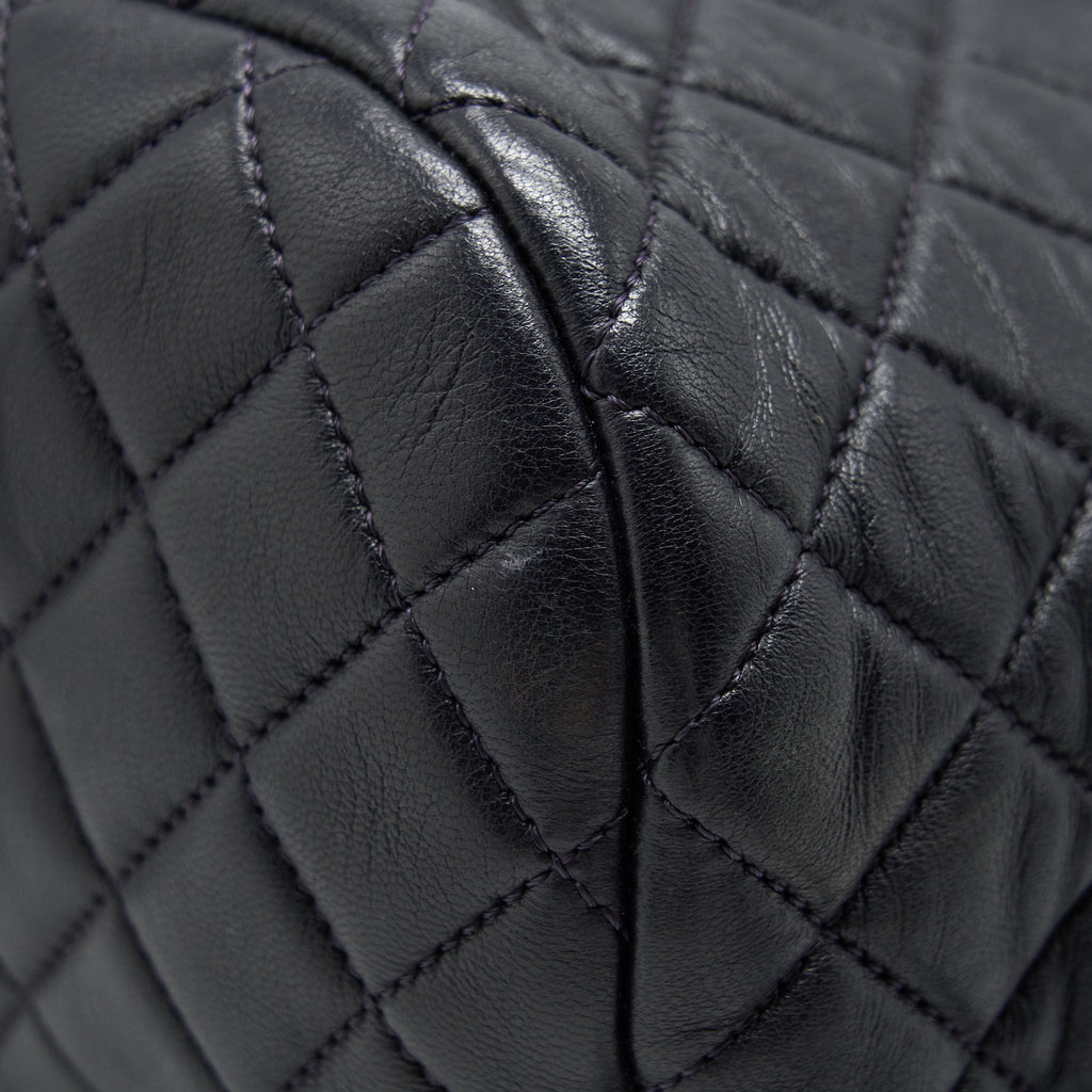 Chanel Quilted Urban Spirit Backpack Lambskin Black