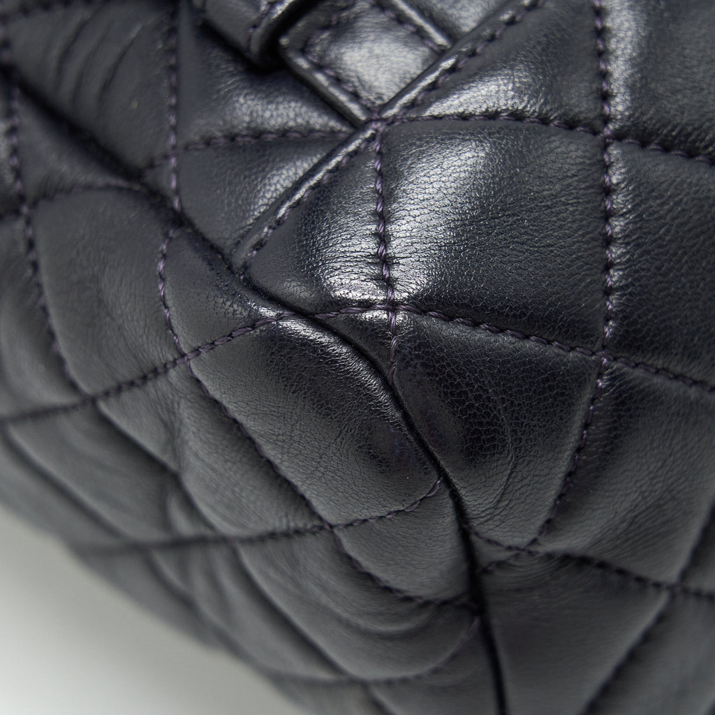 Chanel Quilted Urban Spirit Backpack Lambskin Black