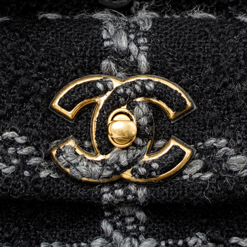 Chanel Duma Backpack Tweed Multicoloured Brushed  (Microchip)