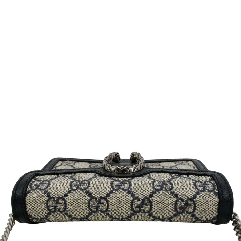 GUCCI Dionysus GG Super Mini Canvas Crossbody Bag Beige 446482