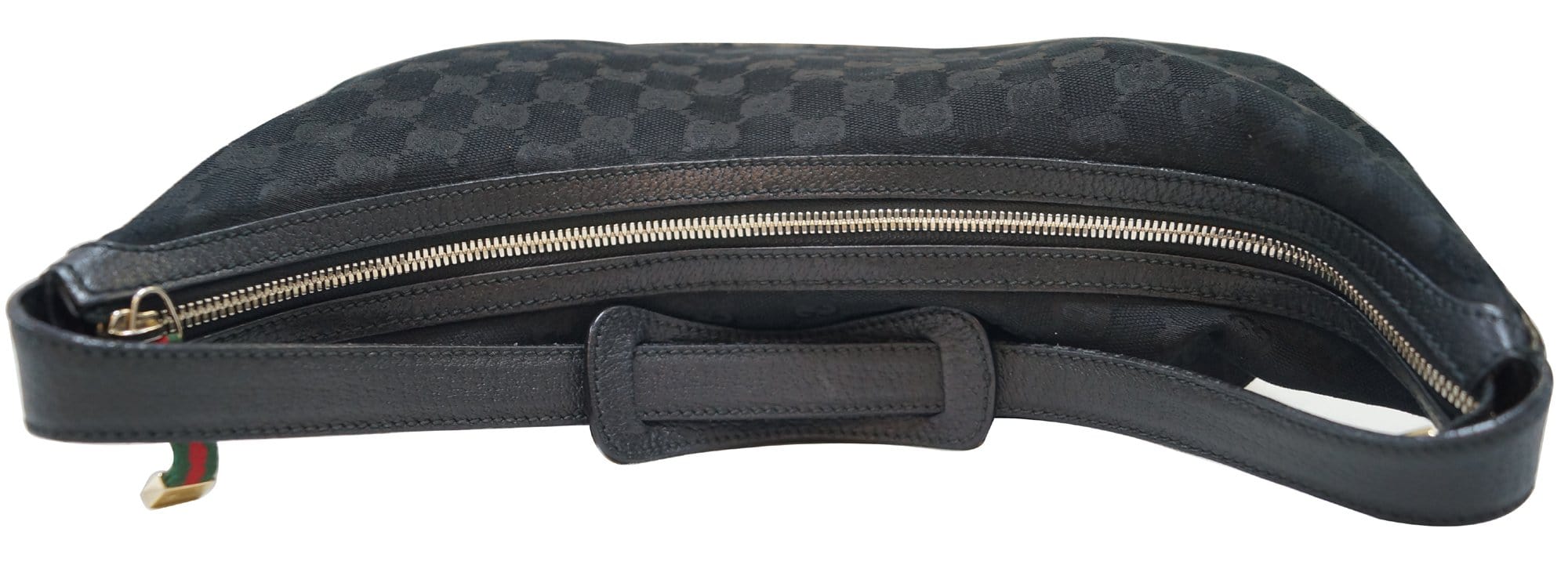 GUCCI Black GG Canvas Princy Hobo Bag