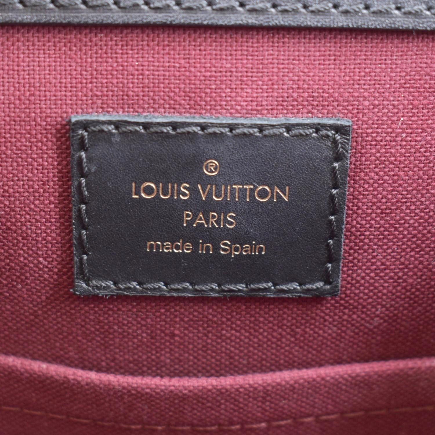 LOUIS VUITTON Montsouris BB Monogram Canvas Backpack Black