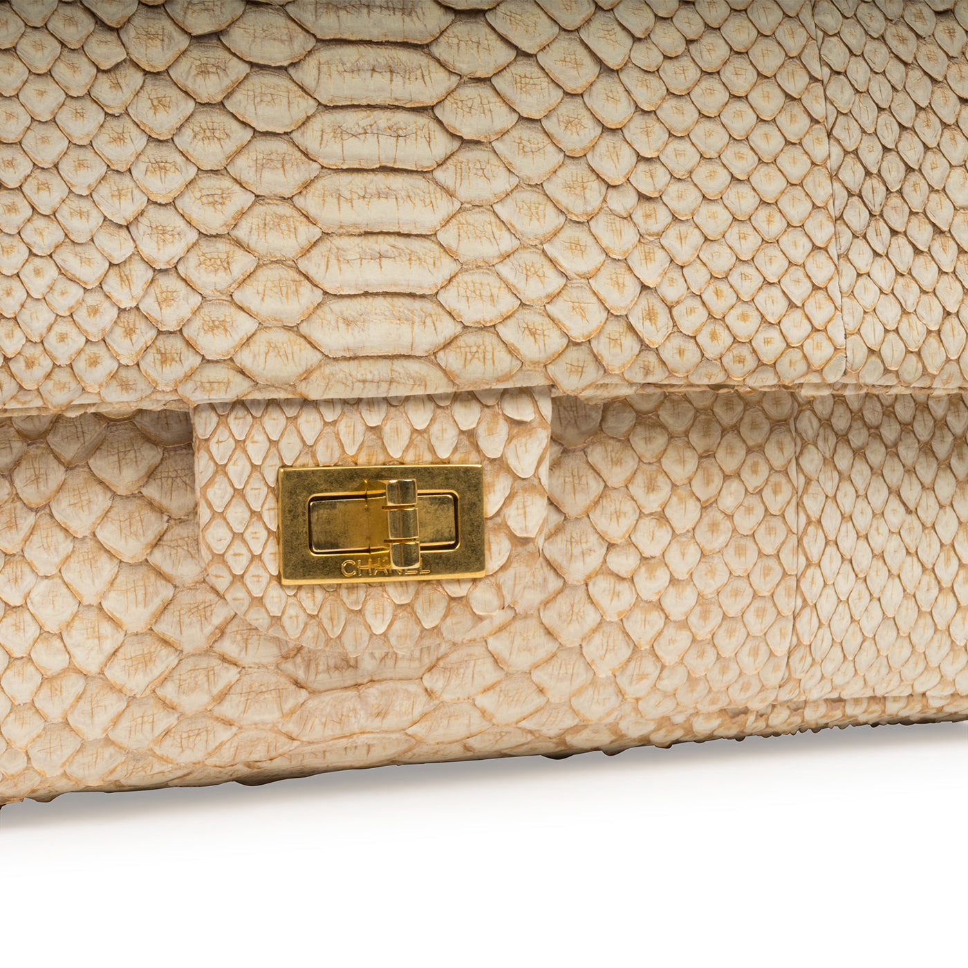 Chanel 2.55 Re-issue Python