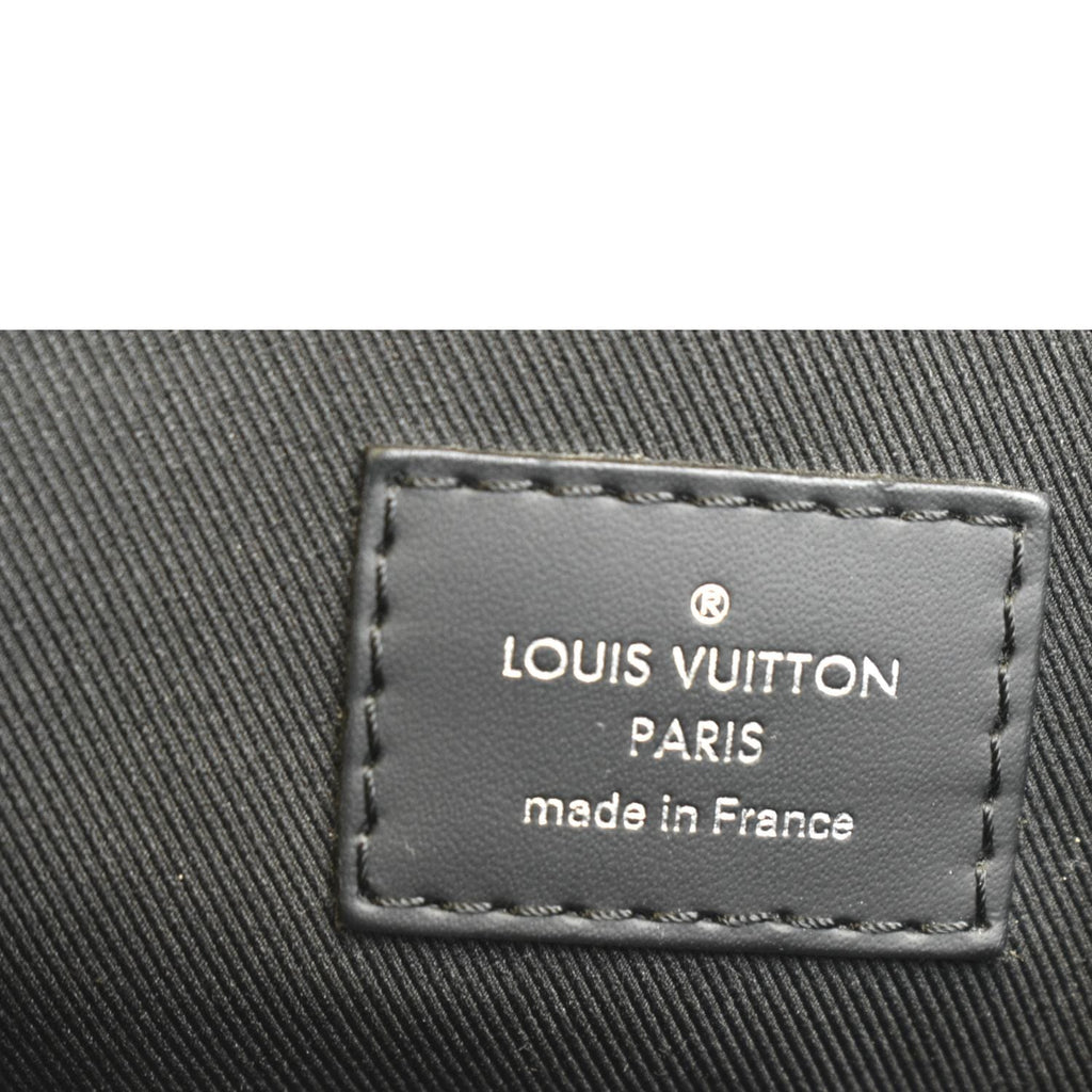 LOUIS VUITTON Christopher Nemeth Damier Graphite Backpack Bag Black