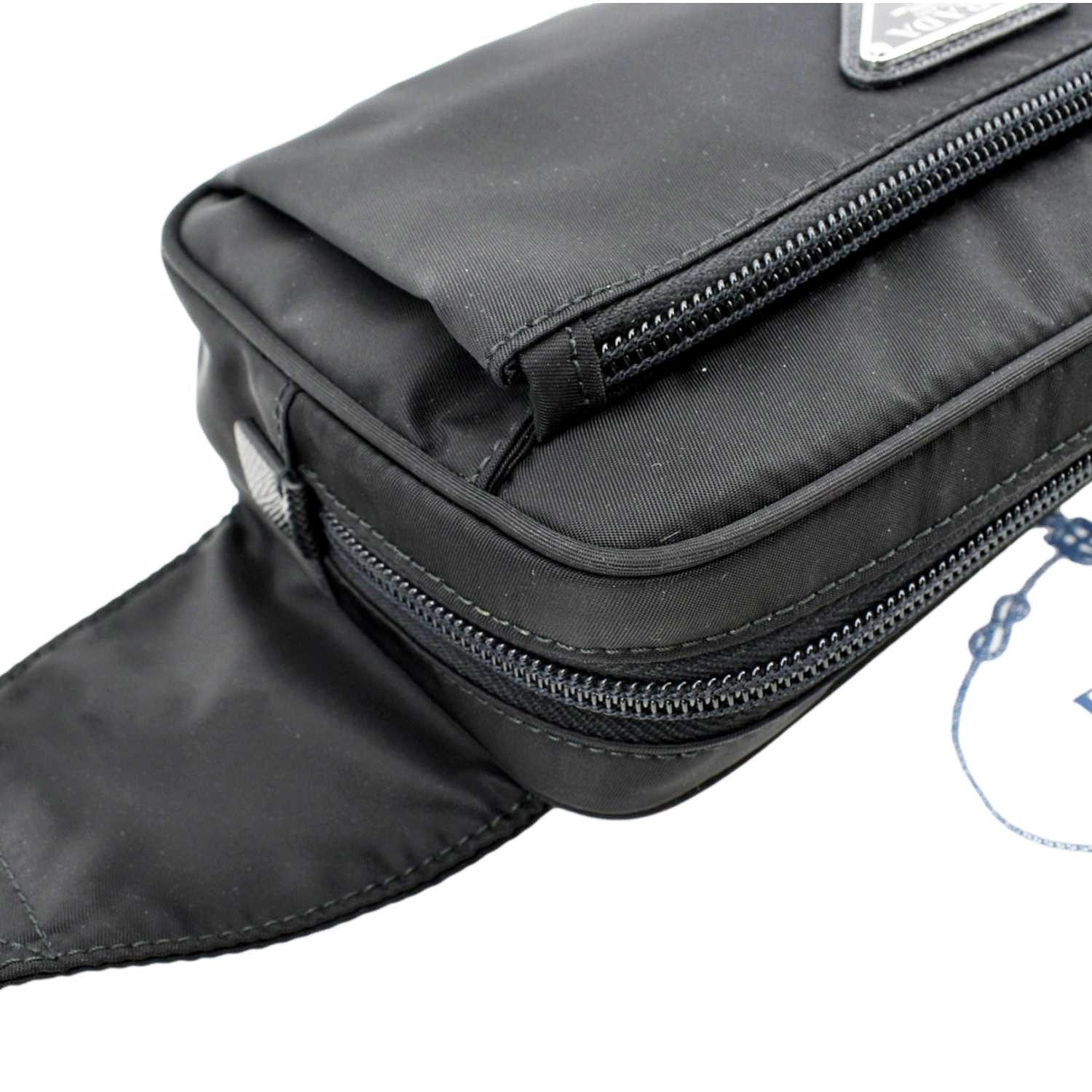 PRADA Tessuto Nylon Belt Bag Black