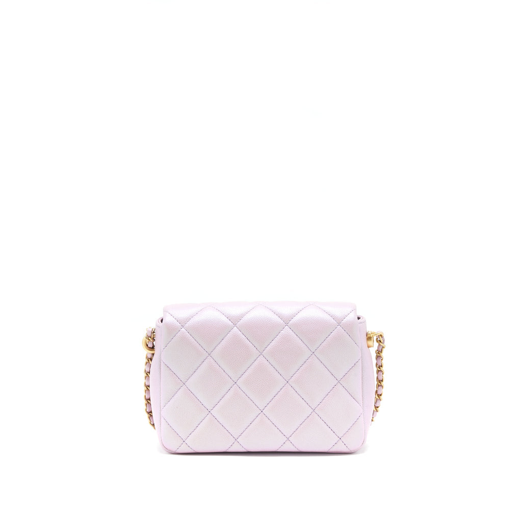 Chanel 21K My Perfect Mini Flap Bag Caviar Pink