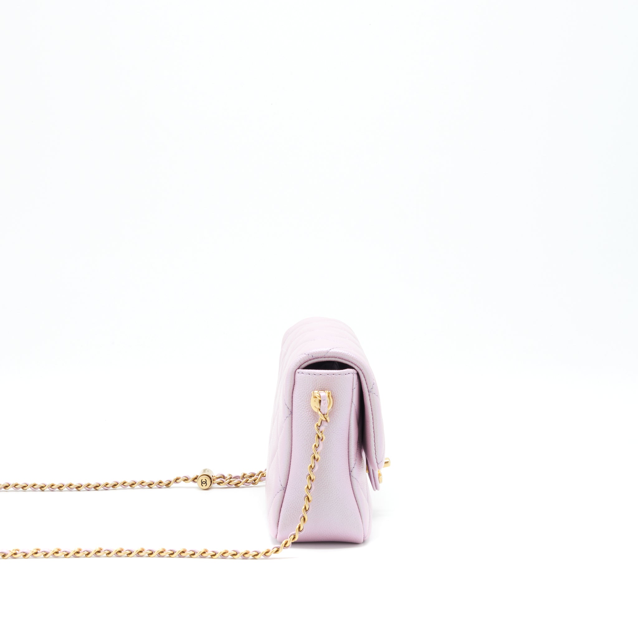 Chanel 21K My Perfect Mini Flap Bag Caviar Pink