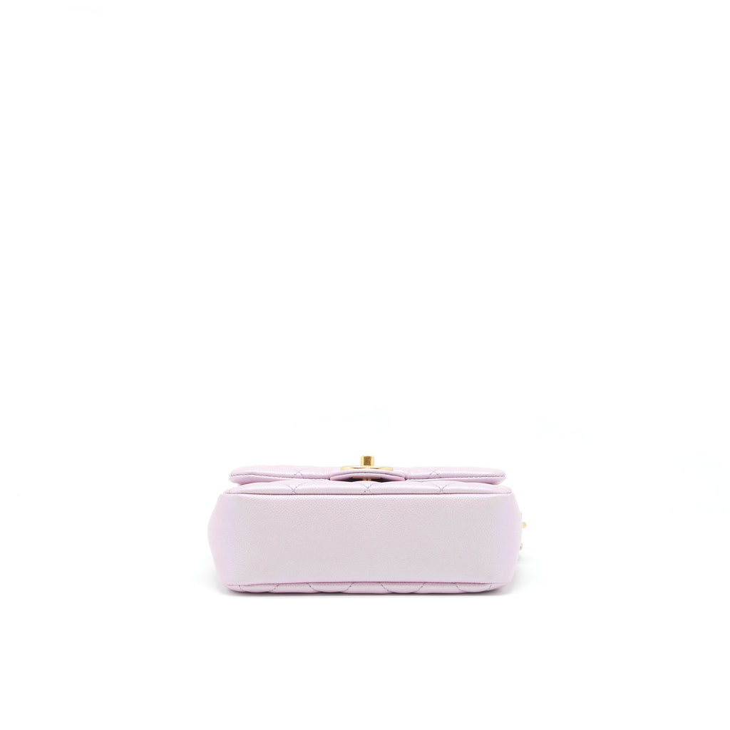 Chanel 21K My Perfect Mini Flap Bag Caviar Pink