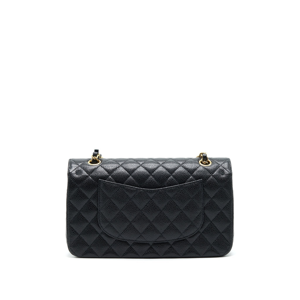 Chanel Medium Classic Double Flap 25cm Caviar Black