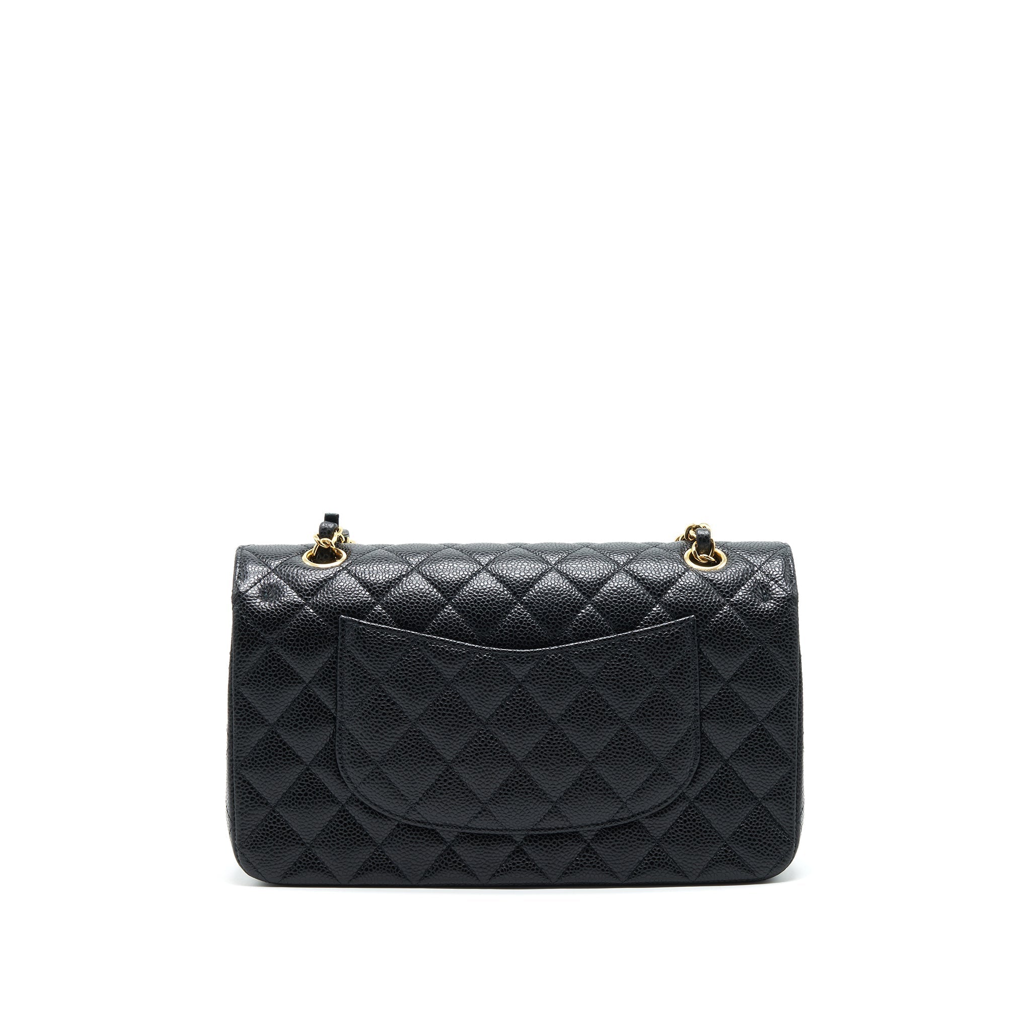 Chanel Medium Classic Double Flap 25cm Caviar Black