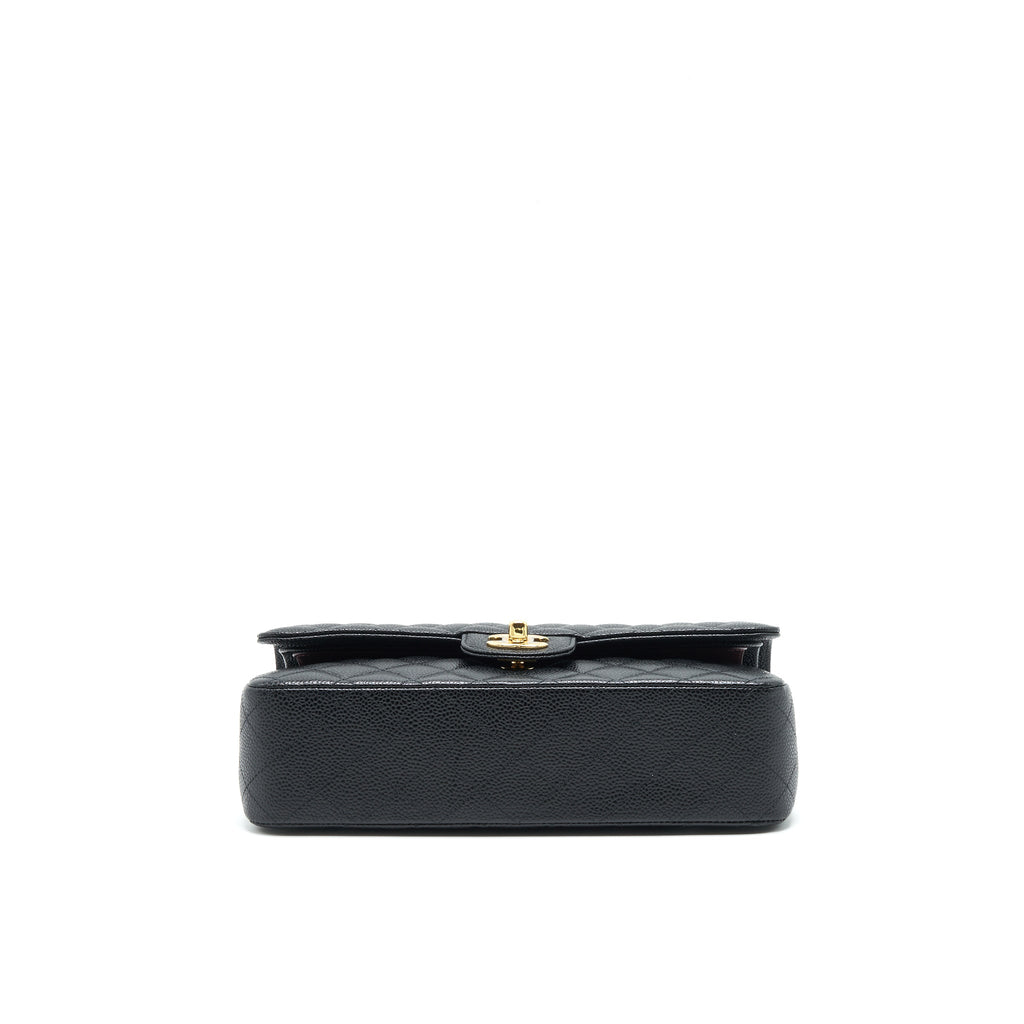 Chanel Medium Classic Double Flap 25cm Caviar Black
