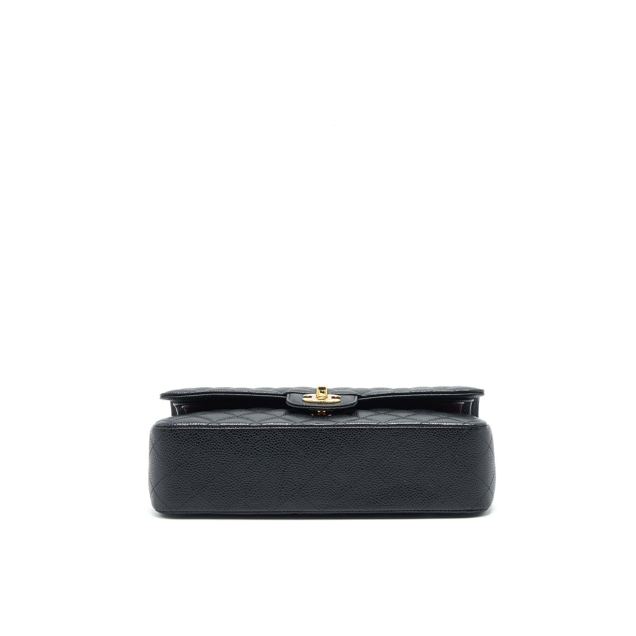 Chanel Medium Classic Double Flap 25cm Caviar Black