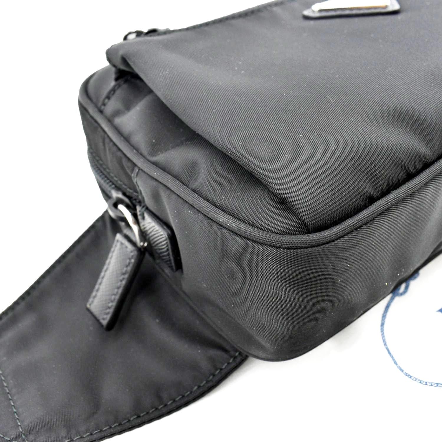 PRADA Tessuto Nylon Belt Bag Black