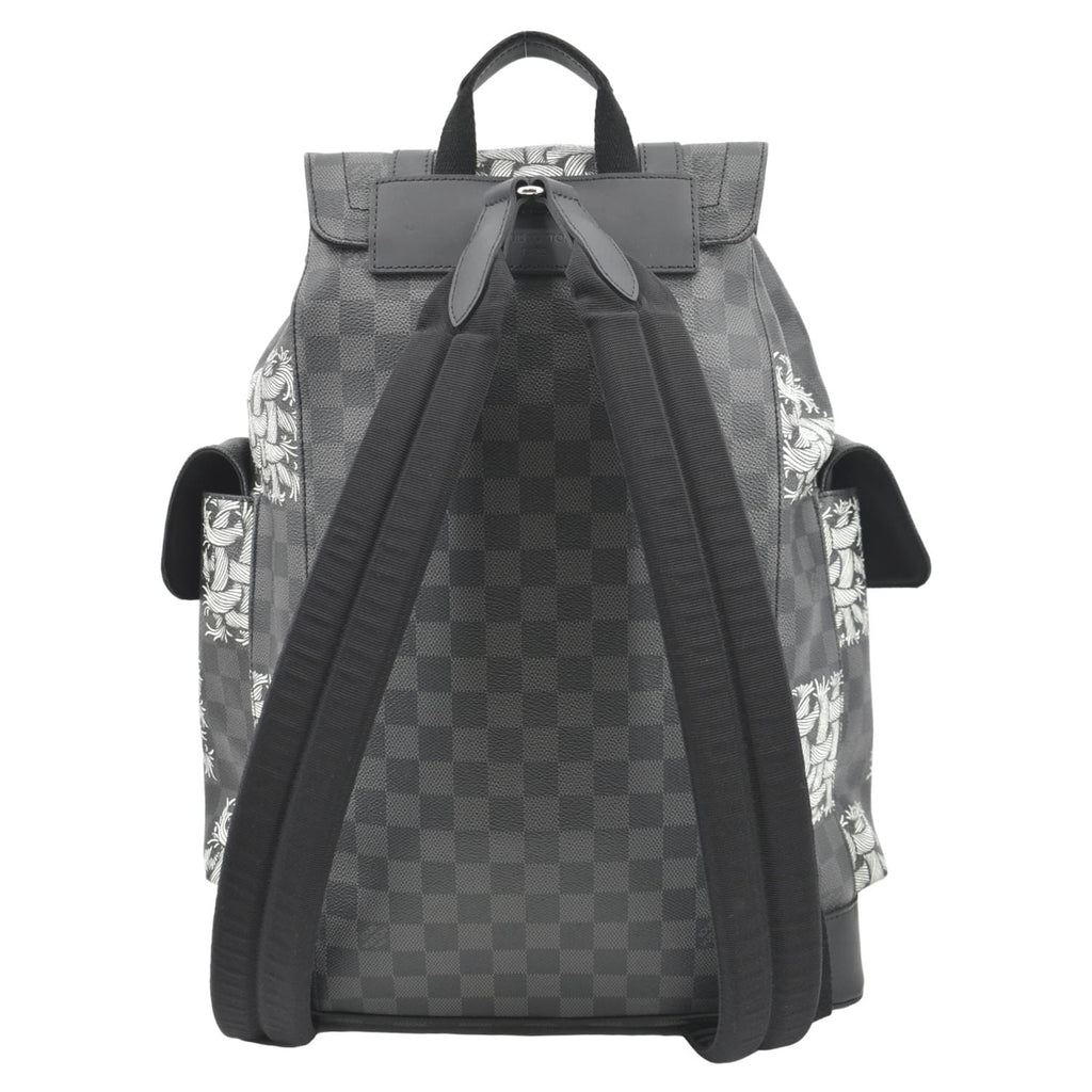 LOUIS VUITTON Christopher Nemeth Damier Graphite Backpack Bag Black