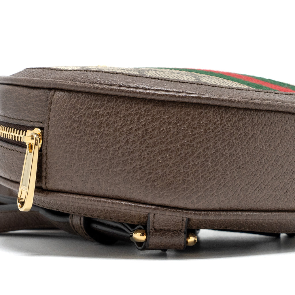 Gucci round Ophidia backpack gg supreme canvas