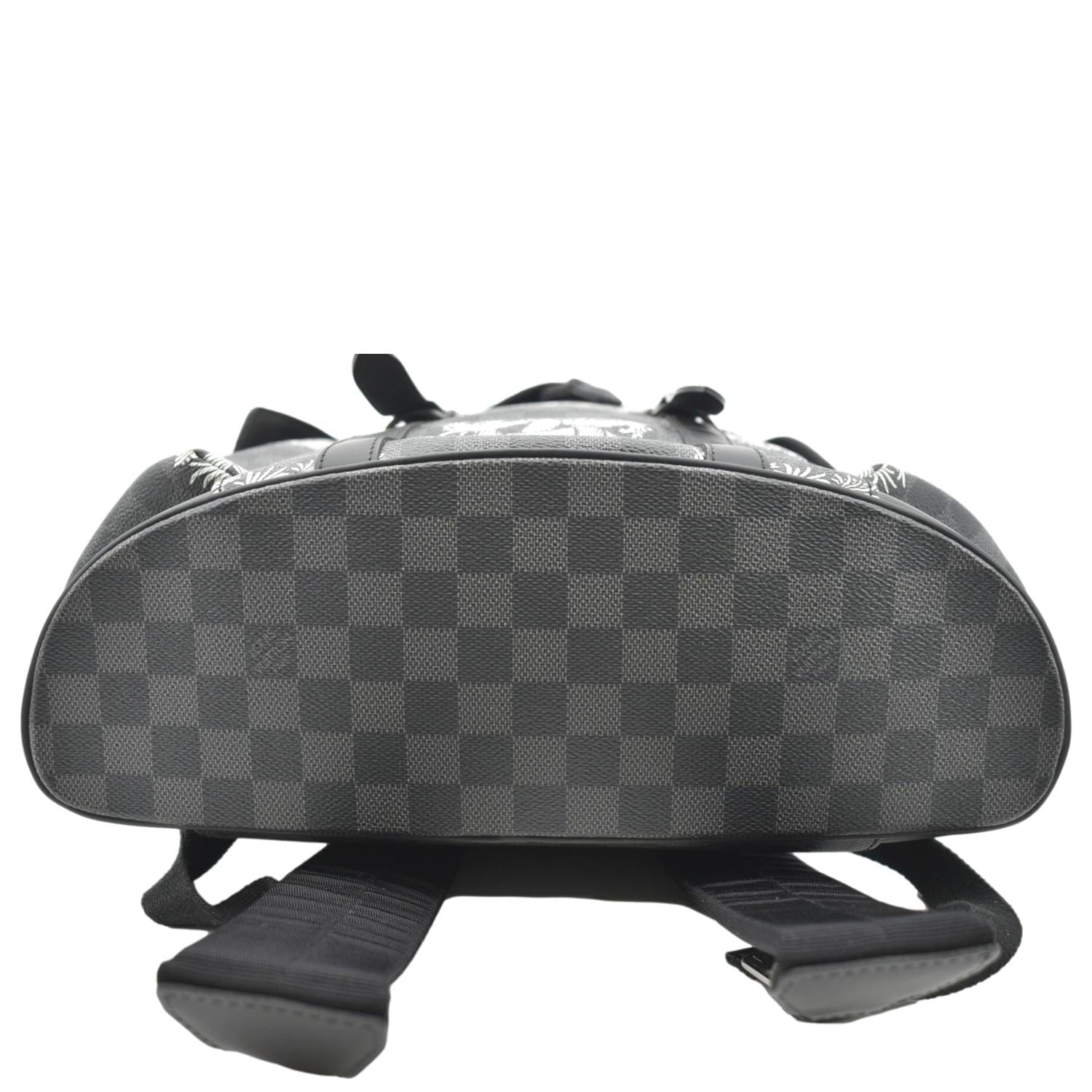 LOUIS VUITTON Christopher Nemeth Damier Graphite Backpack Bag Black