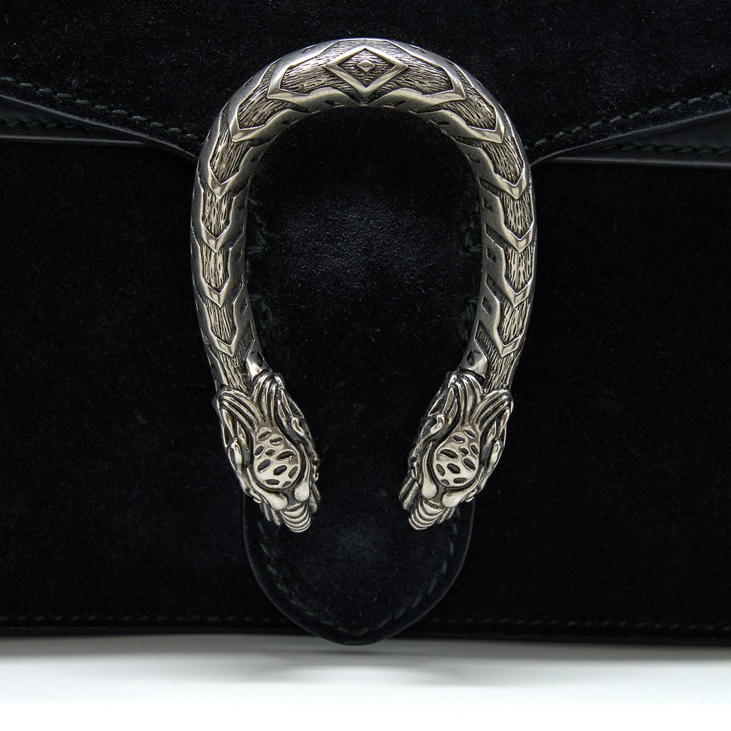 Gucci Dionysus Shoulder Bag Black SHW