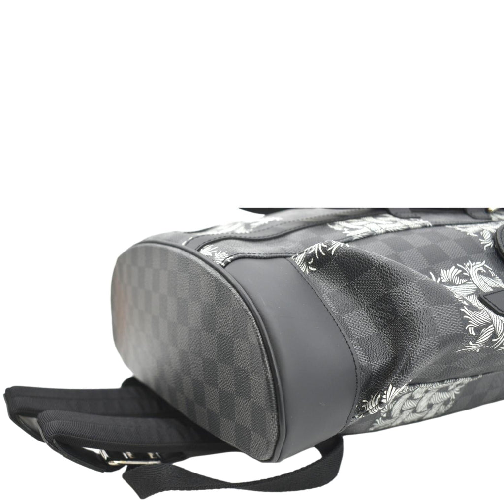 LOUIS VUITTON Christopher Nemeth Damier Graphite Backpack Bag Black